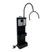 Karma Portable Hair Spa system with black mobile stand and curved rainfall showerhead attachment