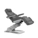 Karma Queenstown electric treatment bed in charcoal grey and white side view