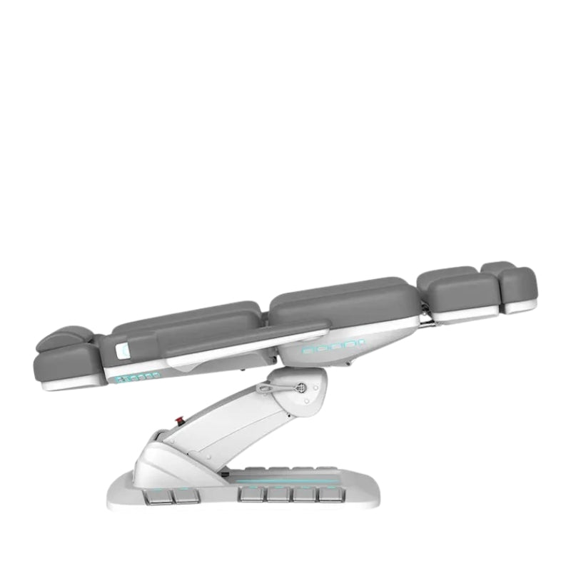 Karma Queenstown treatment bed adjusted to a fully flat horizontal position