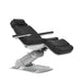 Front angled view of the Karma Queenstown beauty bed in charcoal grey for medispas