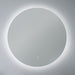 Round LED backlit salon mirror with touchless front switch
