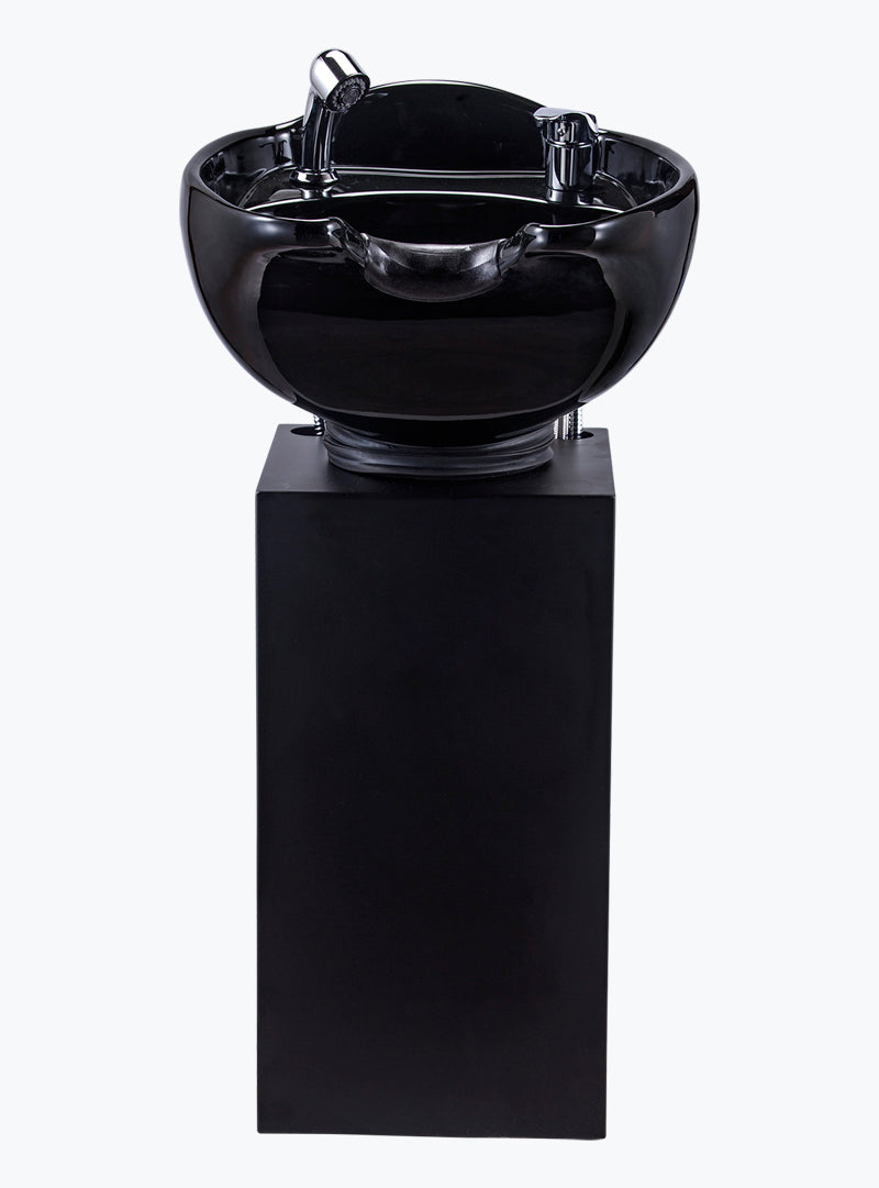Modern pedestal shampoo basin unit suitable for Australian hair salons