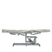 Karma Taupo white hydraulic beauty bed in a flat position for skin clinics and spas