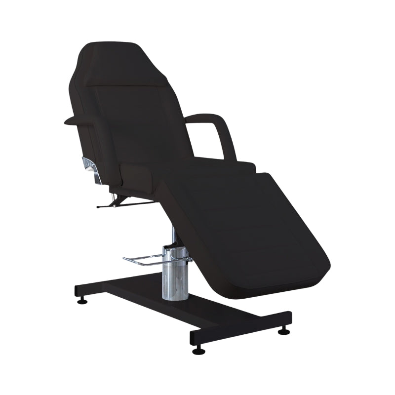 Karma Wellington black beauty bed featuring antimicrobial vinyl and adjustable backrest