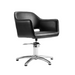 Black professional salon styling chair with five star base
