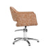 Desert professional styling chair with five star base side view