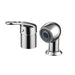 Chrome tapware for professional salon shampoo basins