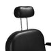 Beauty styling chair with adjustable removable headrest
