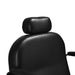 Beauty styling chair with adjustable removable headrest