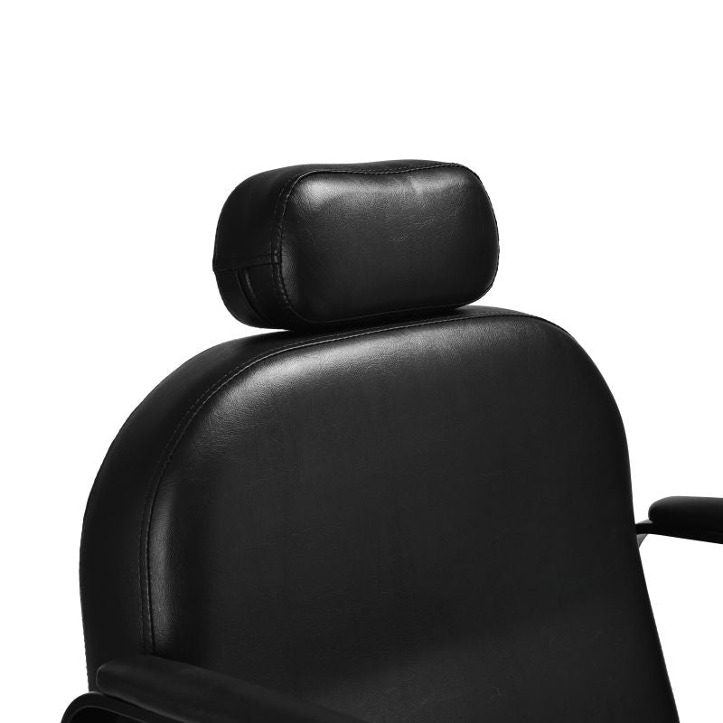 Beauty styling chair with adjustable removable headrest