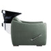 Side angle of agave green professional wash lounge shampoo unit