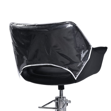 Leesa styling chair back with protective cover for salon colour services