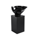Professional black Coral pedestal shampoo station for Australian hair salons