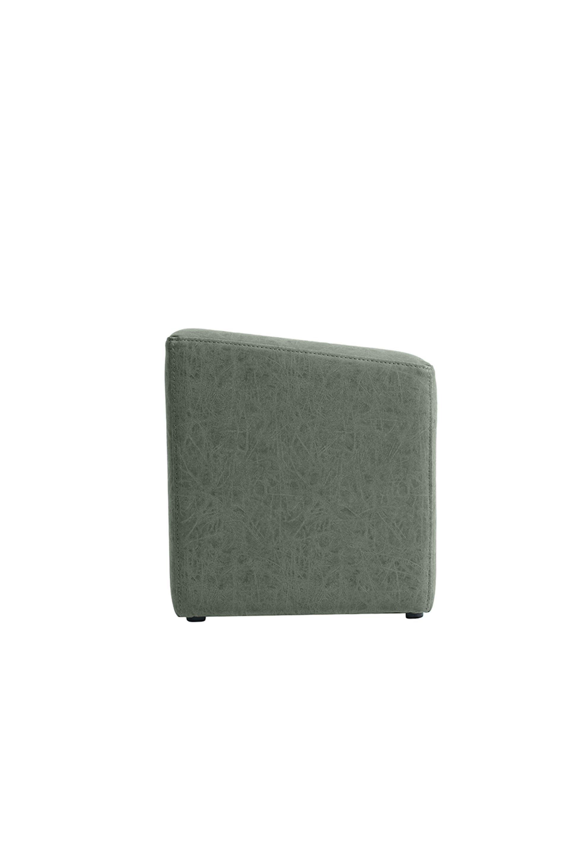 Agave green professional salon footstool designed for backwash basin comfort