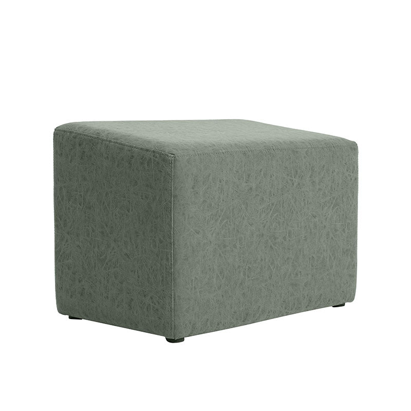 Sage green agave salon ottoman leg rest for professional hair washing stations