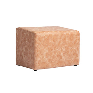 Desert tan colored salon ottoman footstool for hair salon backwash units
