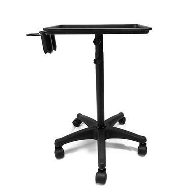 Professional aluminium service trolley with smooth rolling castor wheels