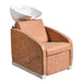 Professional shampoo unit with tilting ceramic basin and ergonomic seating for Australian hair salons – The Salon Spot