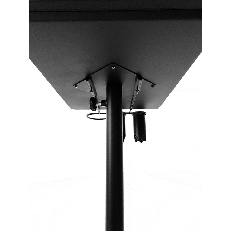 Professional aluminium service trolley for hair and beauty salons