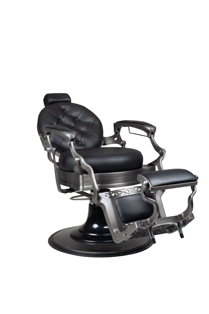 Reclining professional barber chair suitable for shaving services