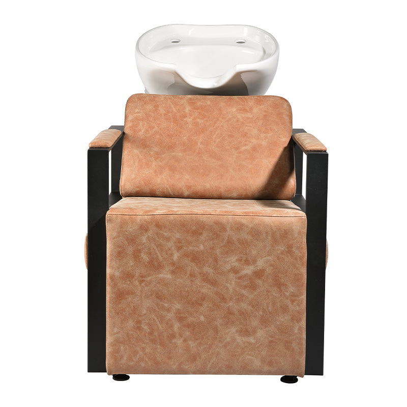 Front view of Sienna shampoo unit designed for daily salon use