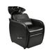 Violeta shampoo unit in black upholstery for professional salons