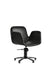 Black professional styling chair with five star black base