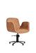 Desert tan styling chair with black five star base for salons