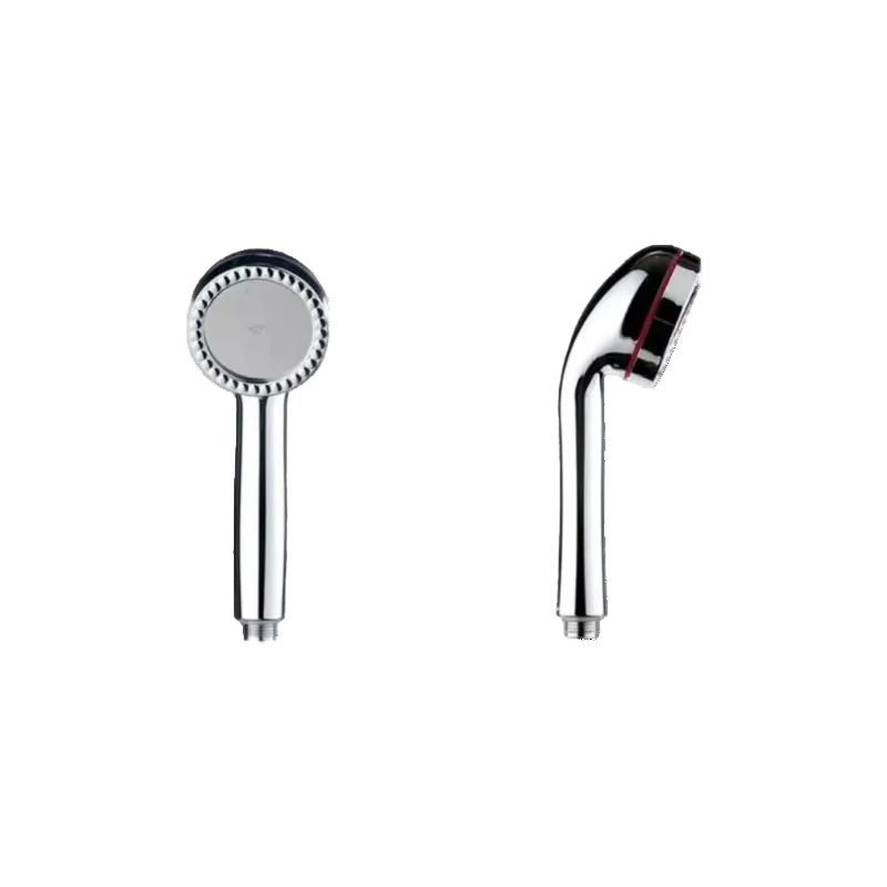 Angled view of Windstorm Eco high-pressure showerhead for salon basins